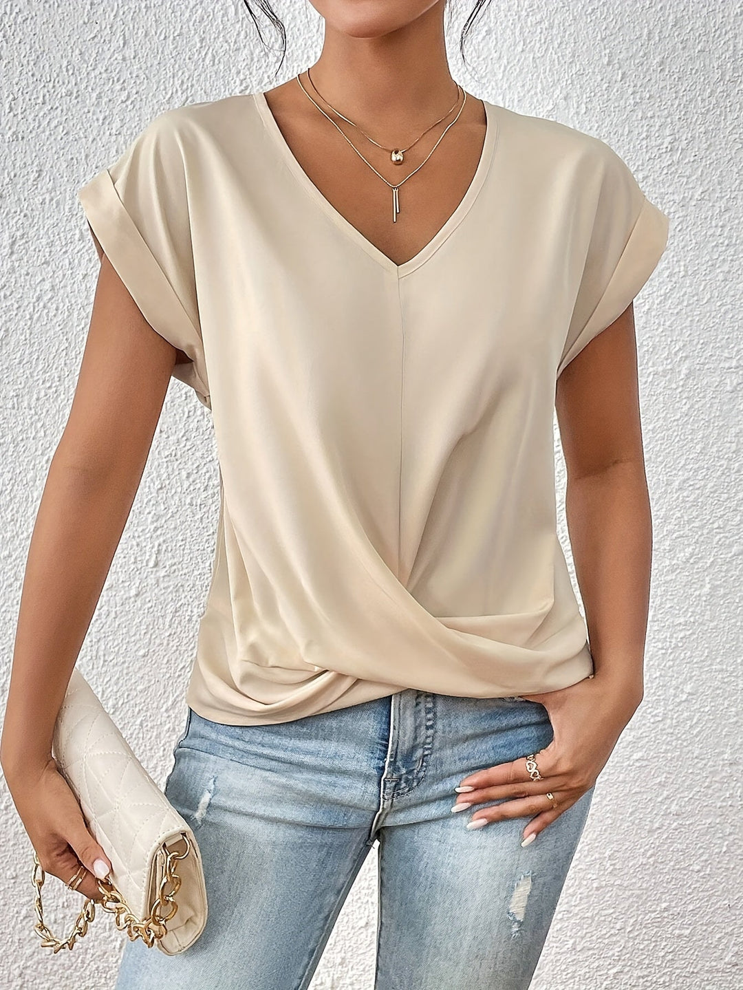Mary | Elegant V-Neck Top