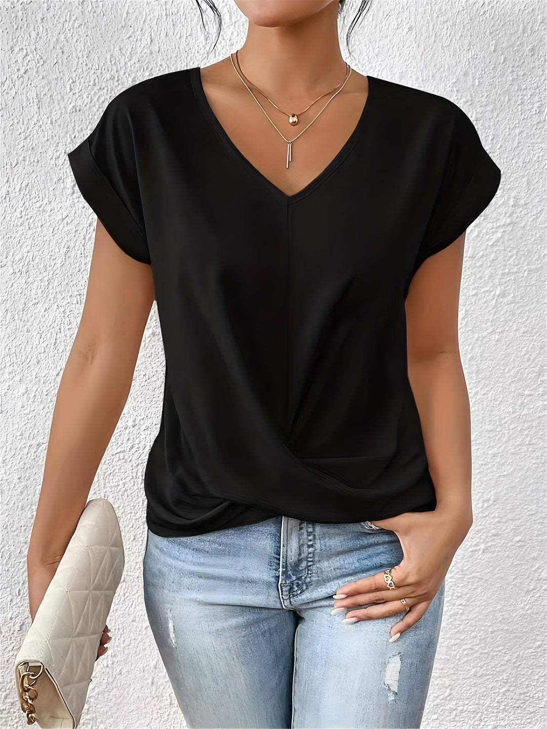 Mary | Elegant V-Neck Top