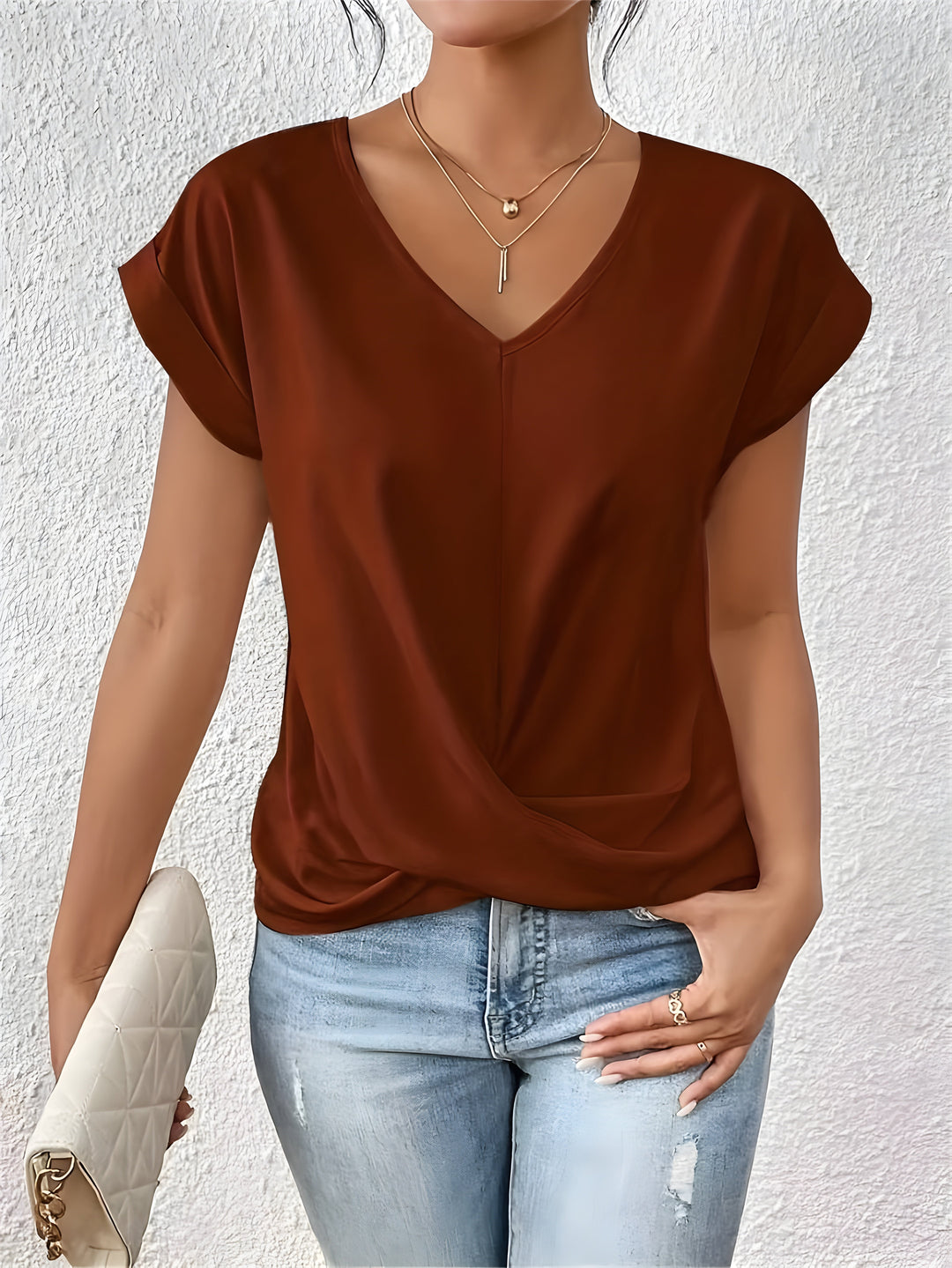 Mary | Elegant V-Neck Top