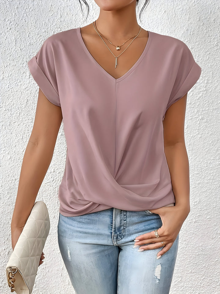 Mary | Elegant V-Neck Top
