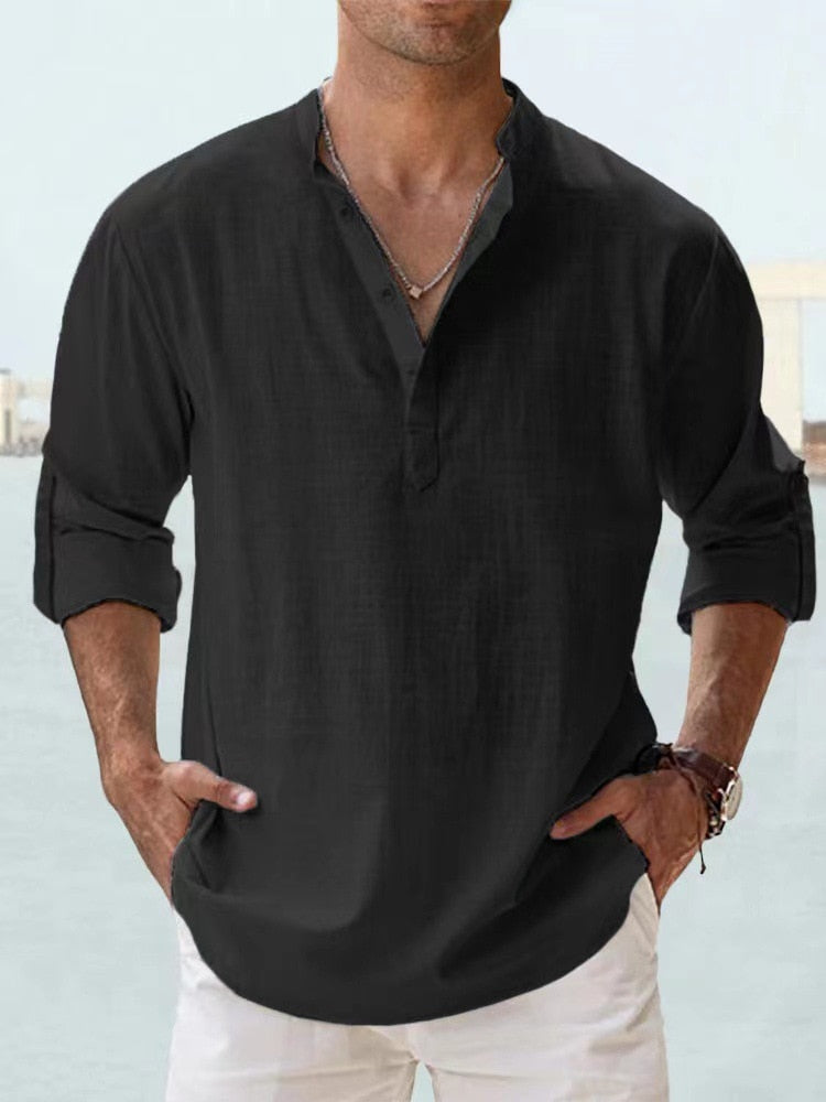 Jason™ | Breathable Linen Shirt