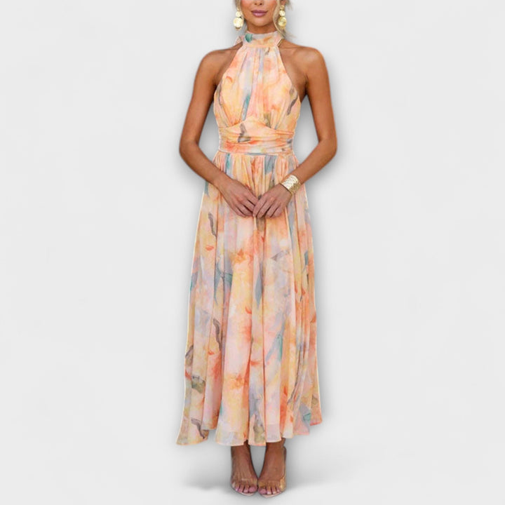 Women's Elegant Halter Maxi Gown