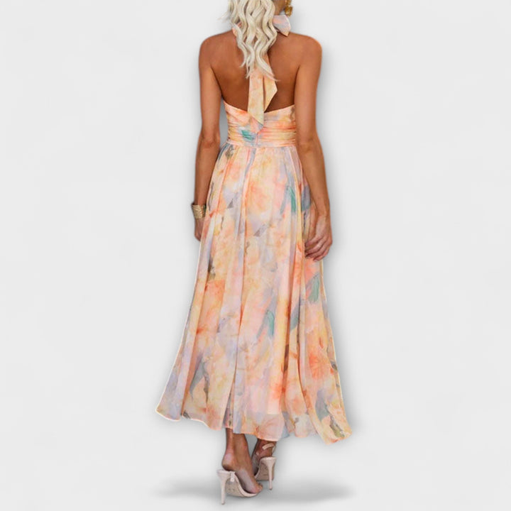 Women's Elegant Halter Maxi Gown